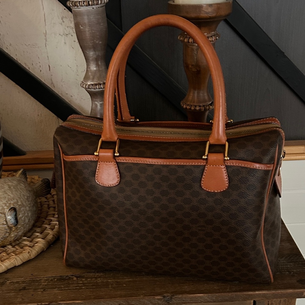 💯 Authentic Celine Brown and Tan Satchel - Picture 14 of 14